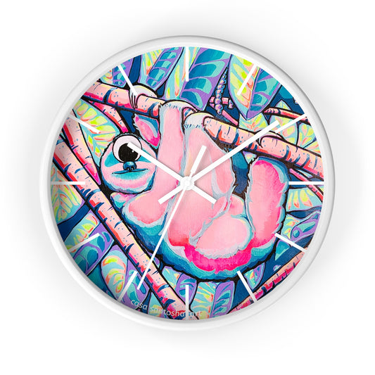 Cyclops Sloth Pop Art Wall Clock