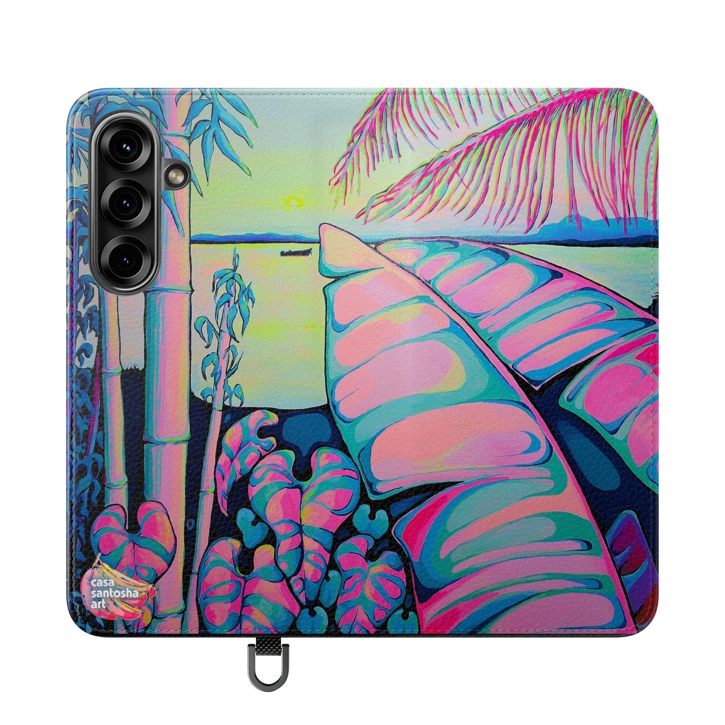 Serenity Bocas Flip Phone Case – Wallet Cover with Card Slots