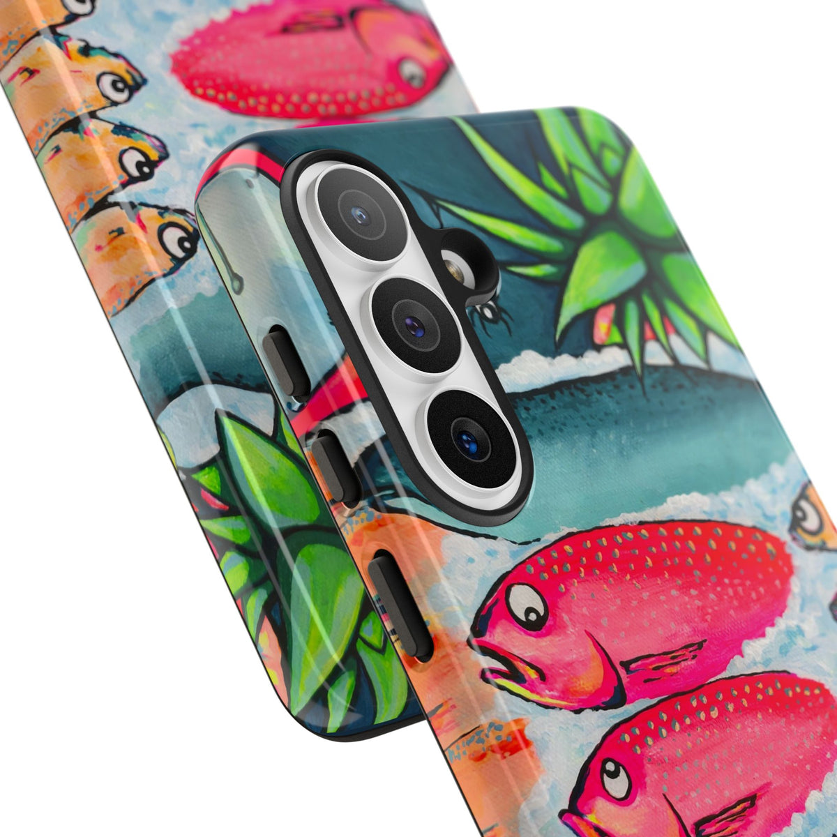 Neon Cabo Fish Market Tough Phone Case