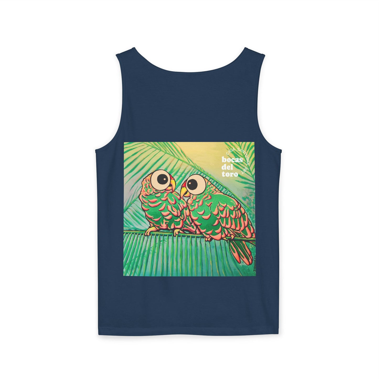 Unisex Chatty Cyclops Parrots Tank Top - Perfect for Summer Vibes