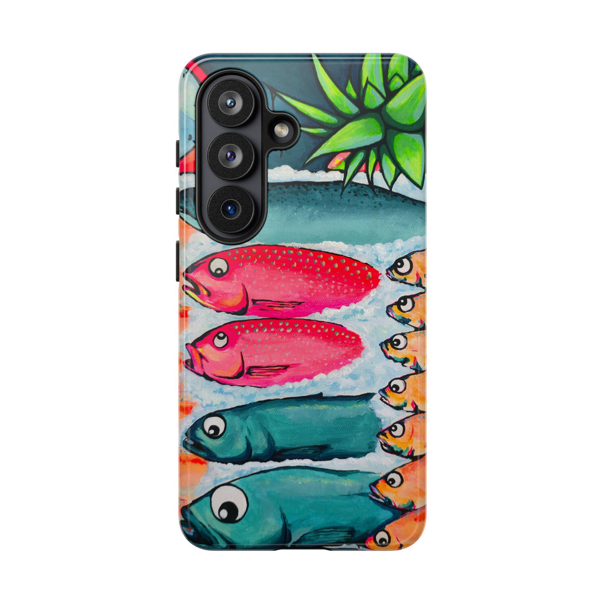 Neon Cabo Fish Market Tough Phone Case