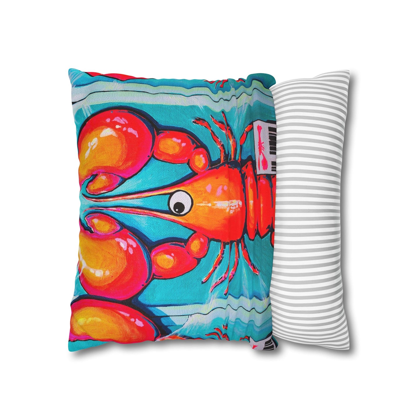 Fresh Neon Lobster Pillowcase, Cover Only