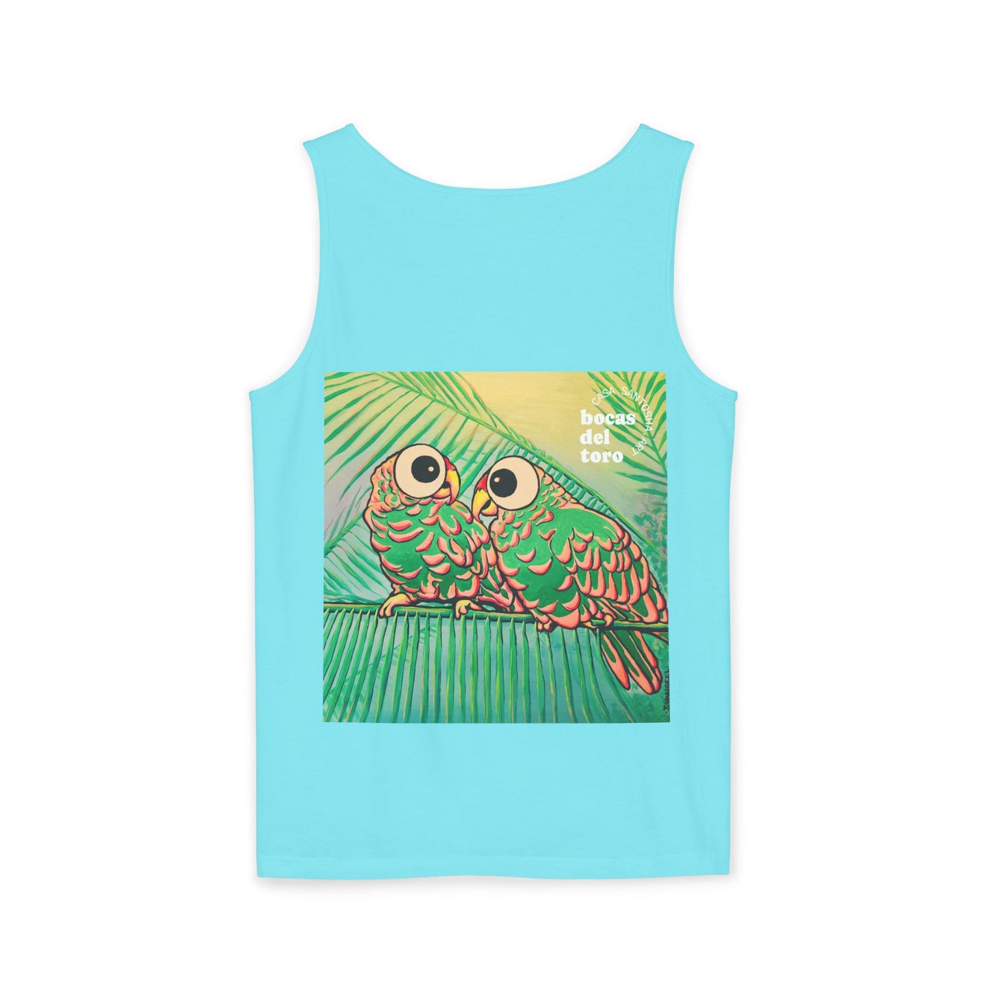 Unisex Chatty Cyclops Parrots Tank Top - Perfect for Summer Vibes