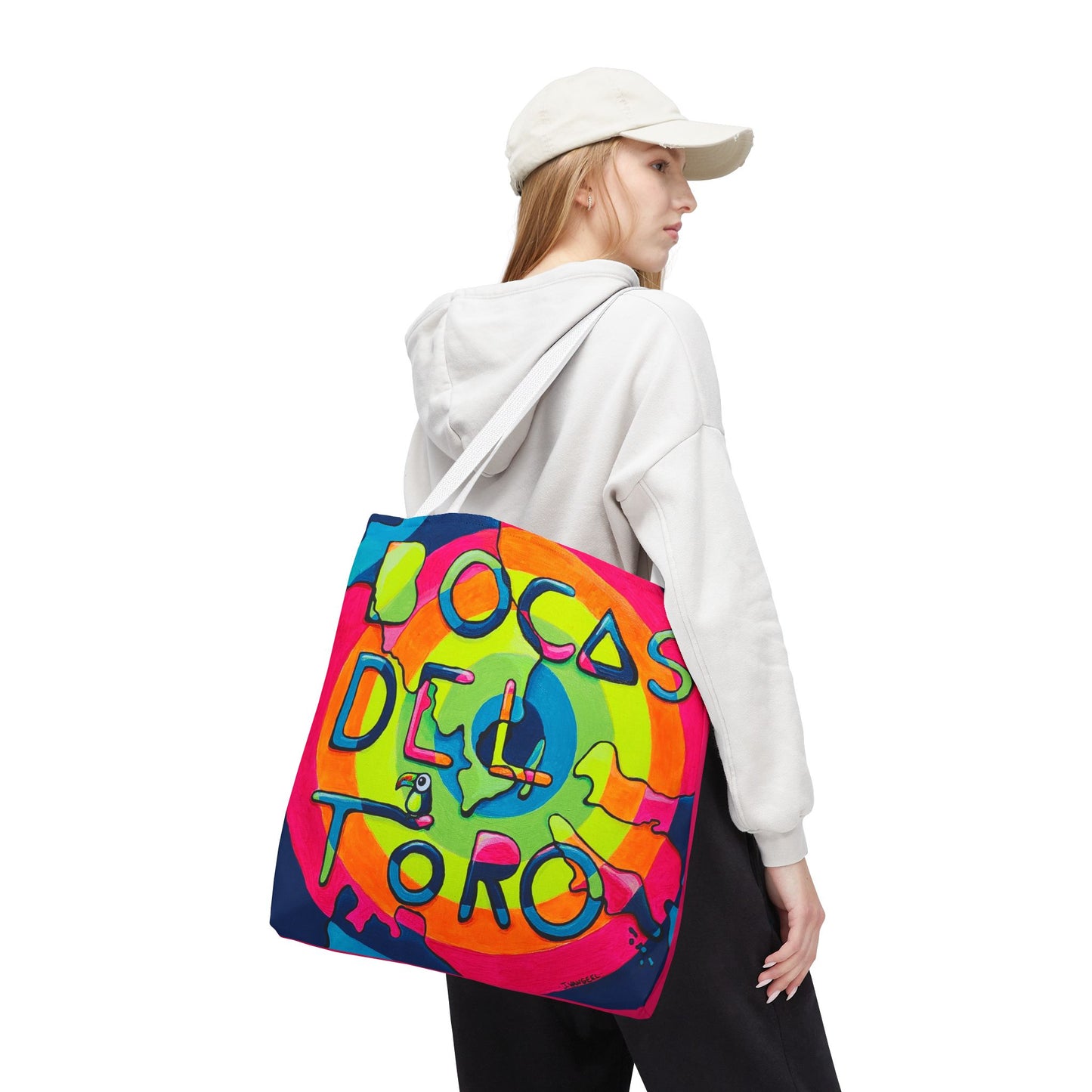 Premium Bocas Del Toro Islands Tote Bag, Original Artist Design, Reusable Shopping Tote,  Eco-Friendly