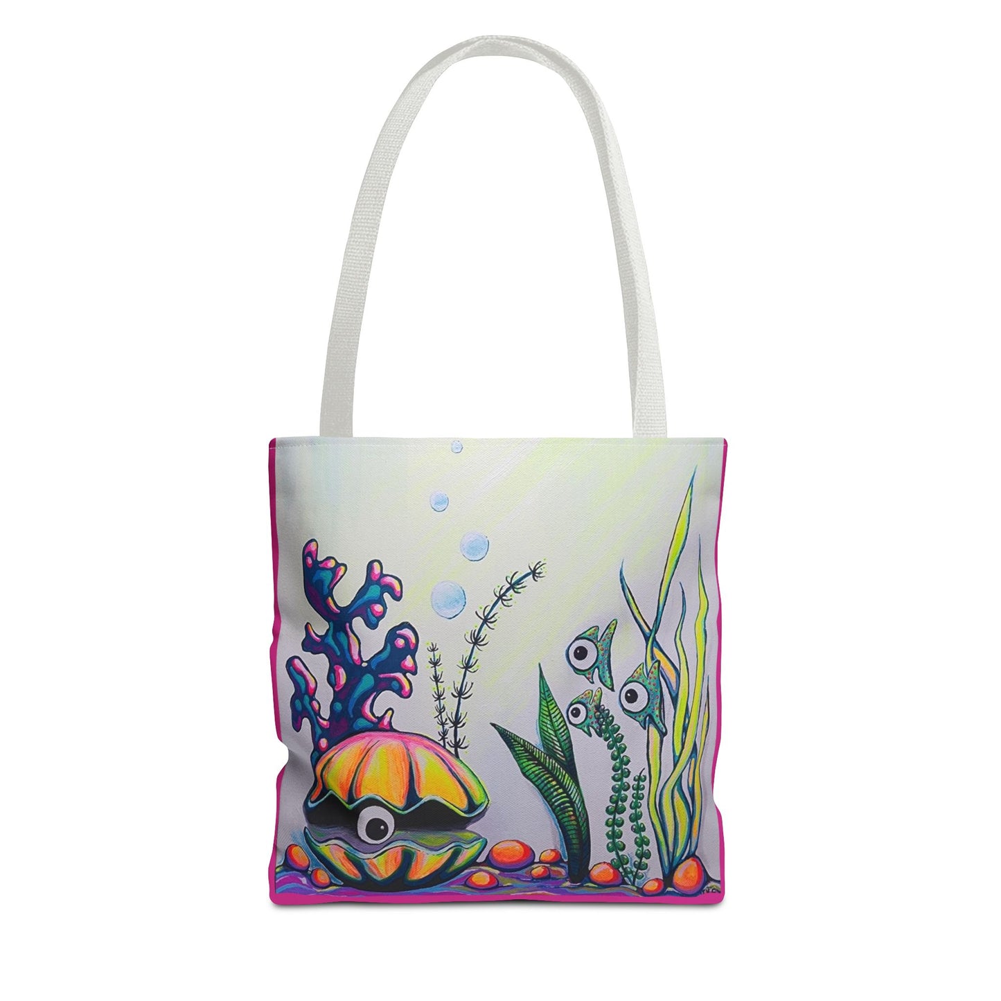 Premium Cyclops Clam Tote Bag, Original Artist Design, Reusable Shopping Tote,  Eco-Friendly