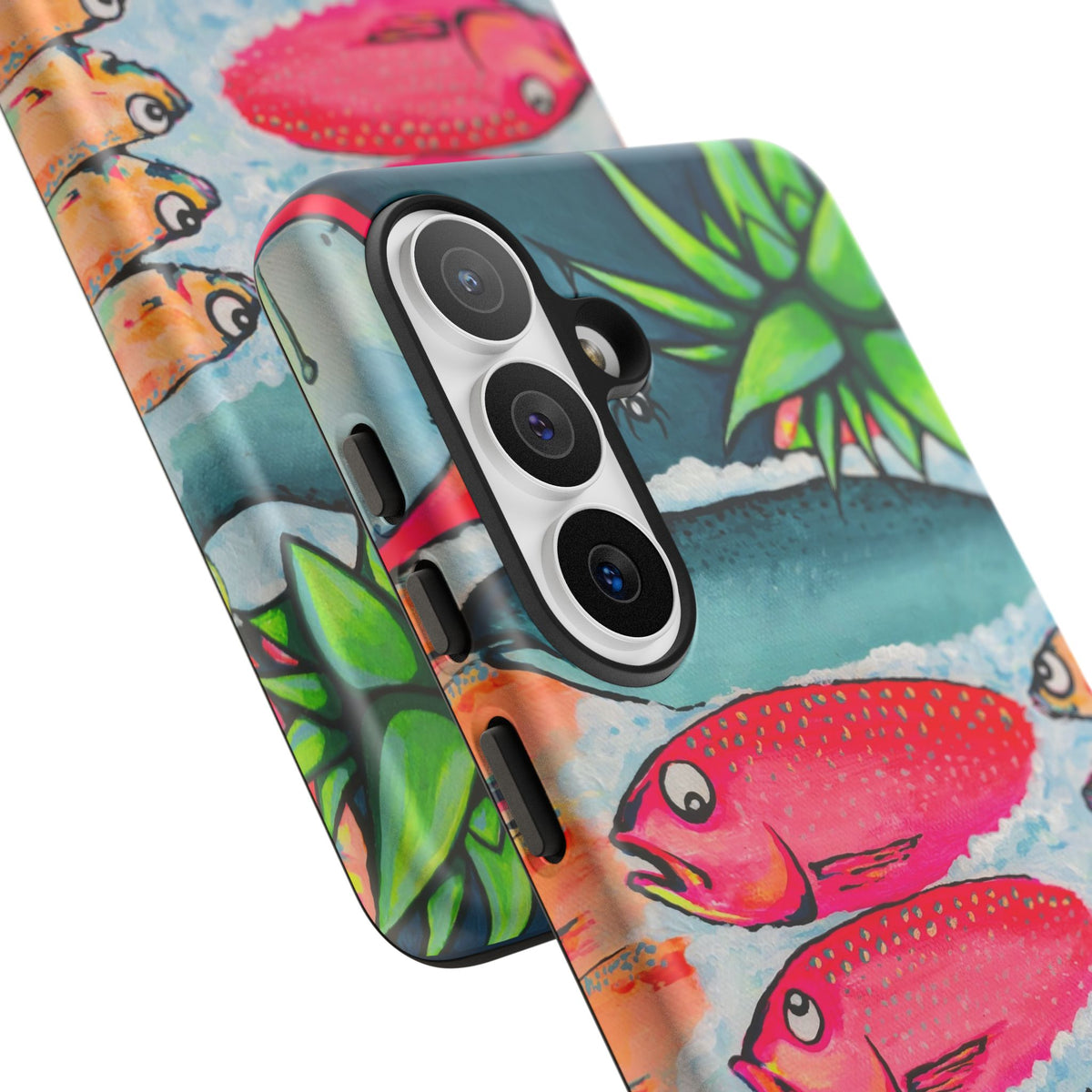 Neon Cabo Fish Market Tough Phone Case