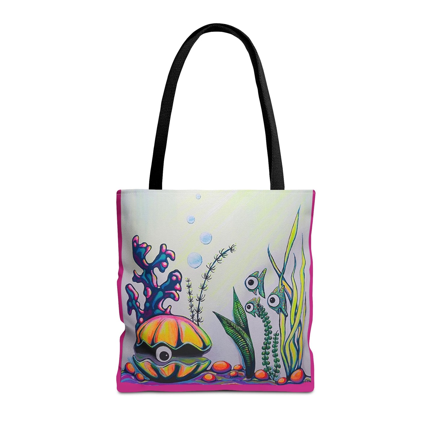 Premium Cyclops Clam Tote Bag, Original Artist Design, Reusable Shopping Tote,  Eco-Friendly