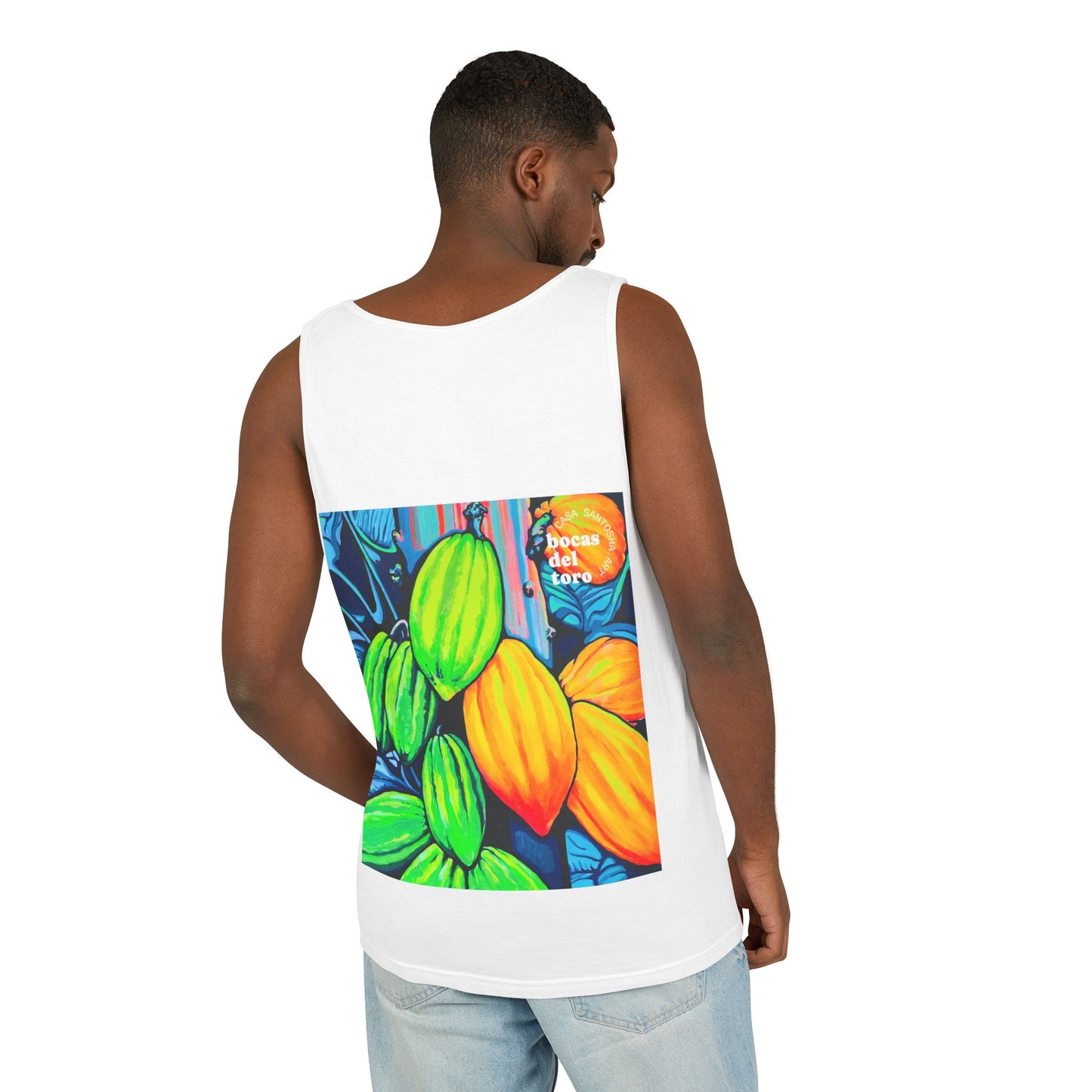 Unisex Neon Cacao Tank Top - Perfect for Summer Vibes