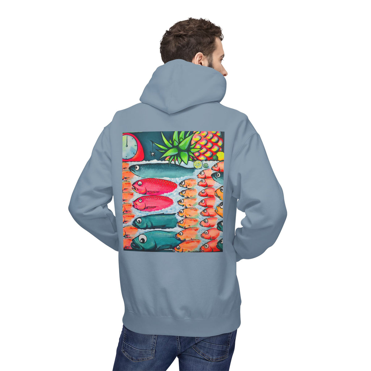 Unisex Neon Cabo Fish Market Soft Hoodie