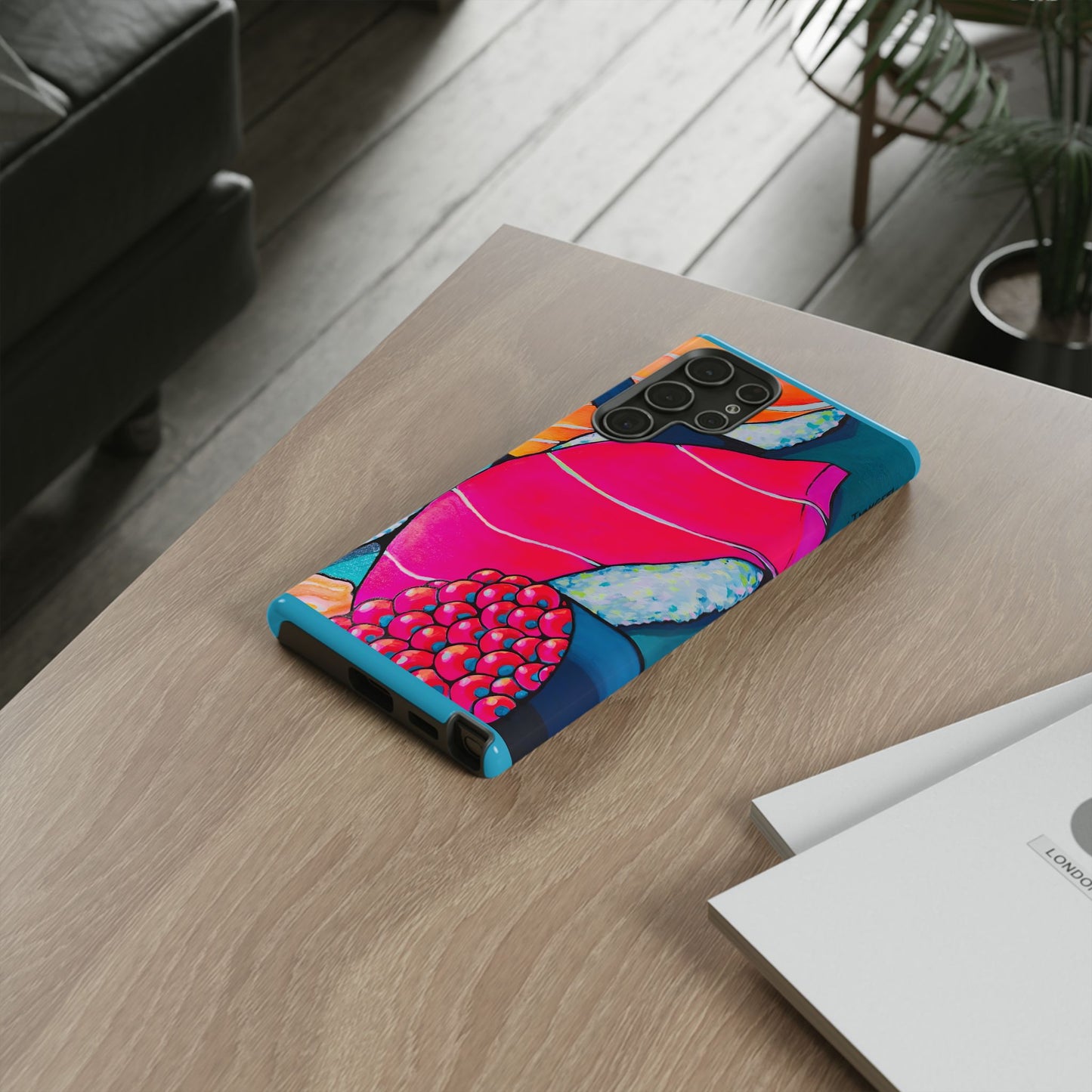 Coque de téléphone résistante Néon Sushi