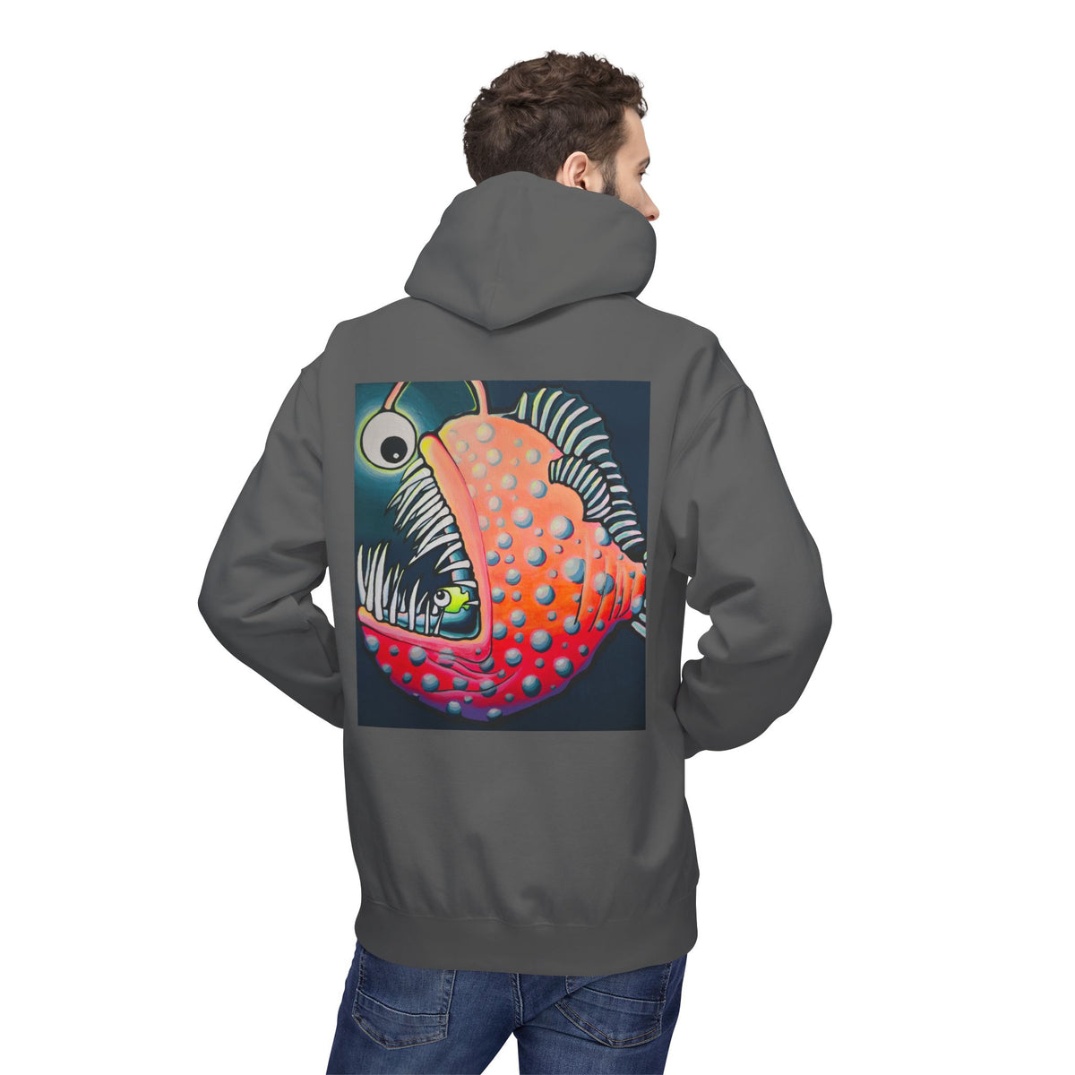 Unisex Cyclops Anglerfish Soft Hoodie
