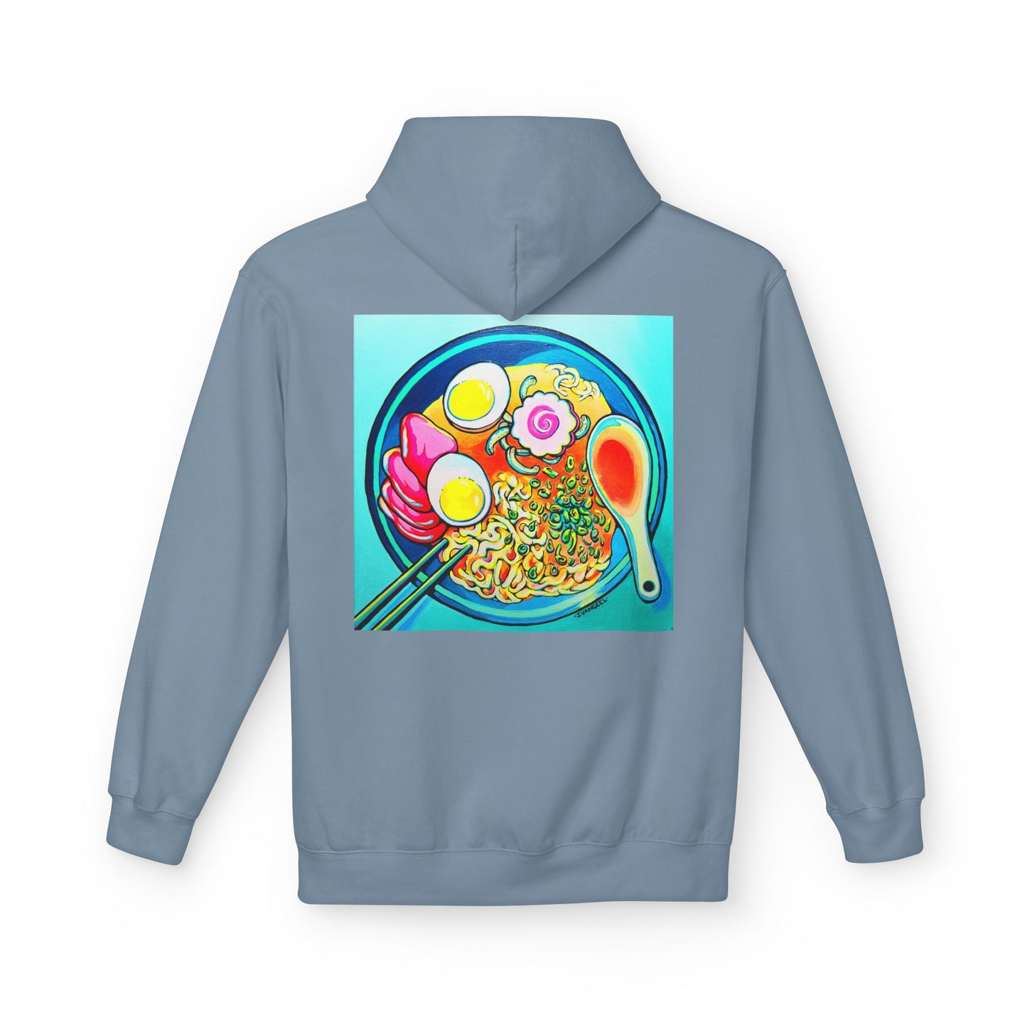 Unisex Neon Ramen Soft Hoodie