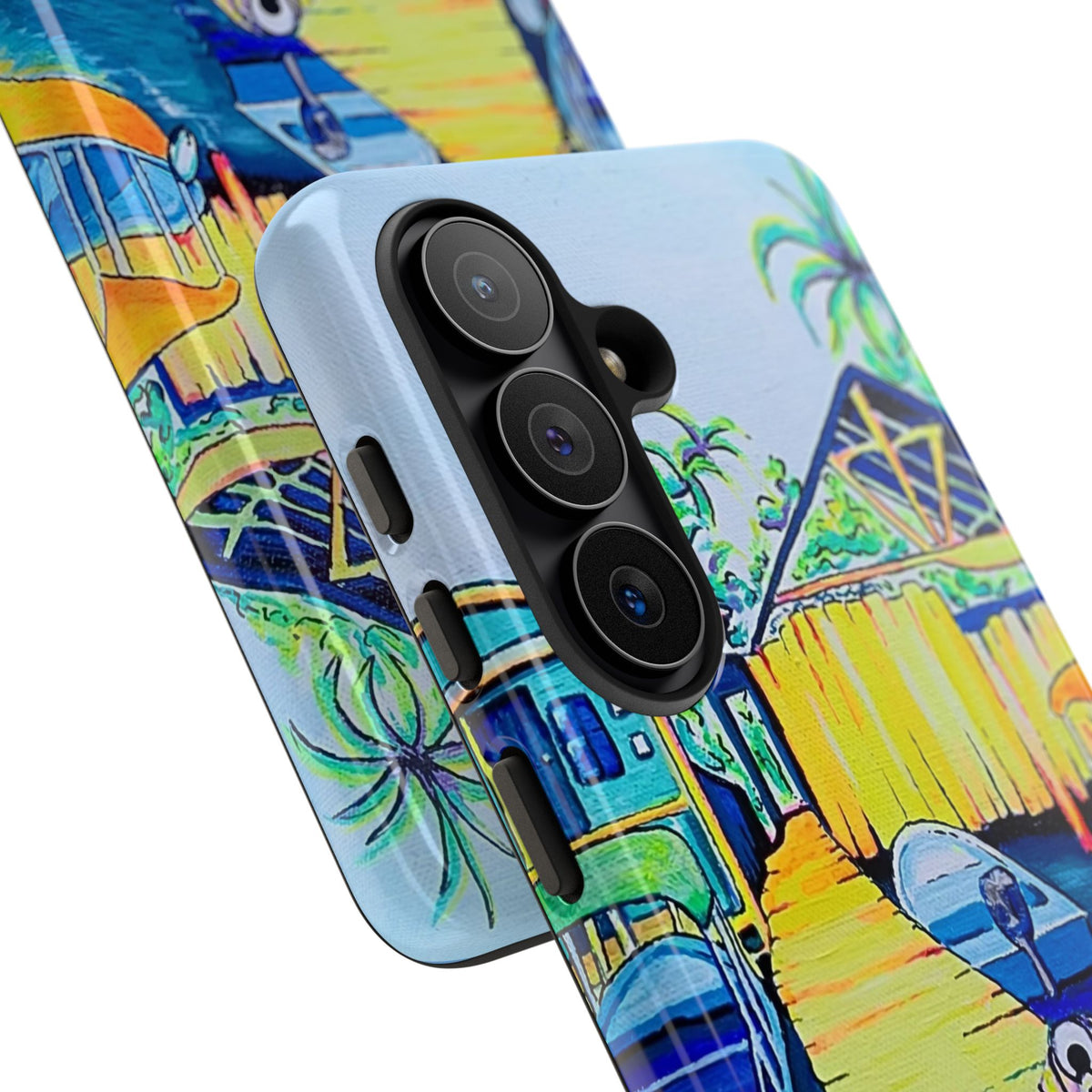 Cyclops Cat and Dog in Bocas Tough Phone Case