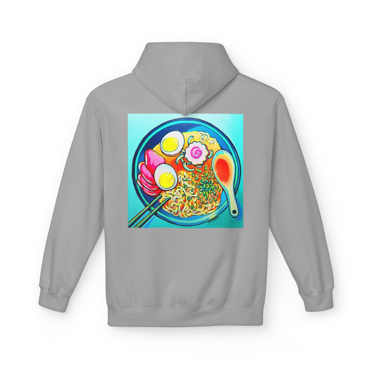 Unisex Neon Ramen Soft Hoodie
