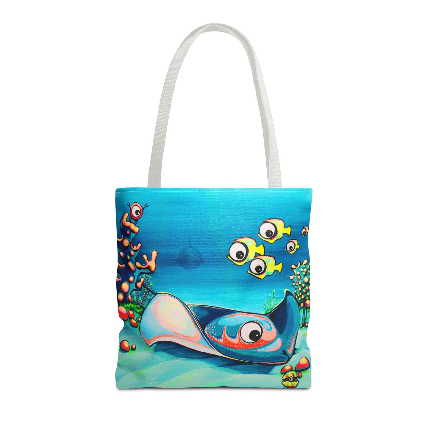 Premium Cyclops Stingray Tote Bag, Original Artist Design, Reusable Shopping Tote, Eco-Friendly