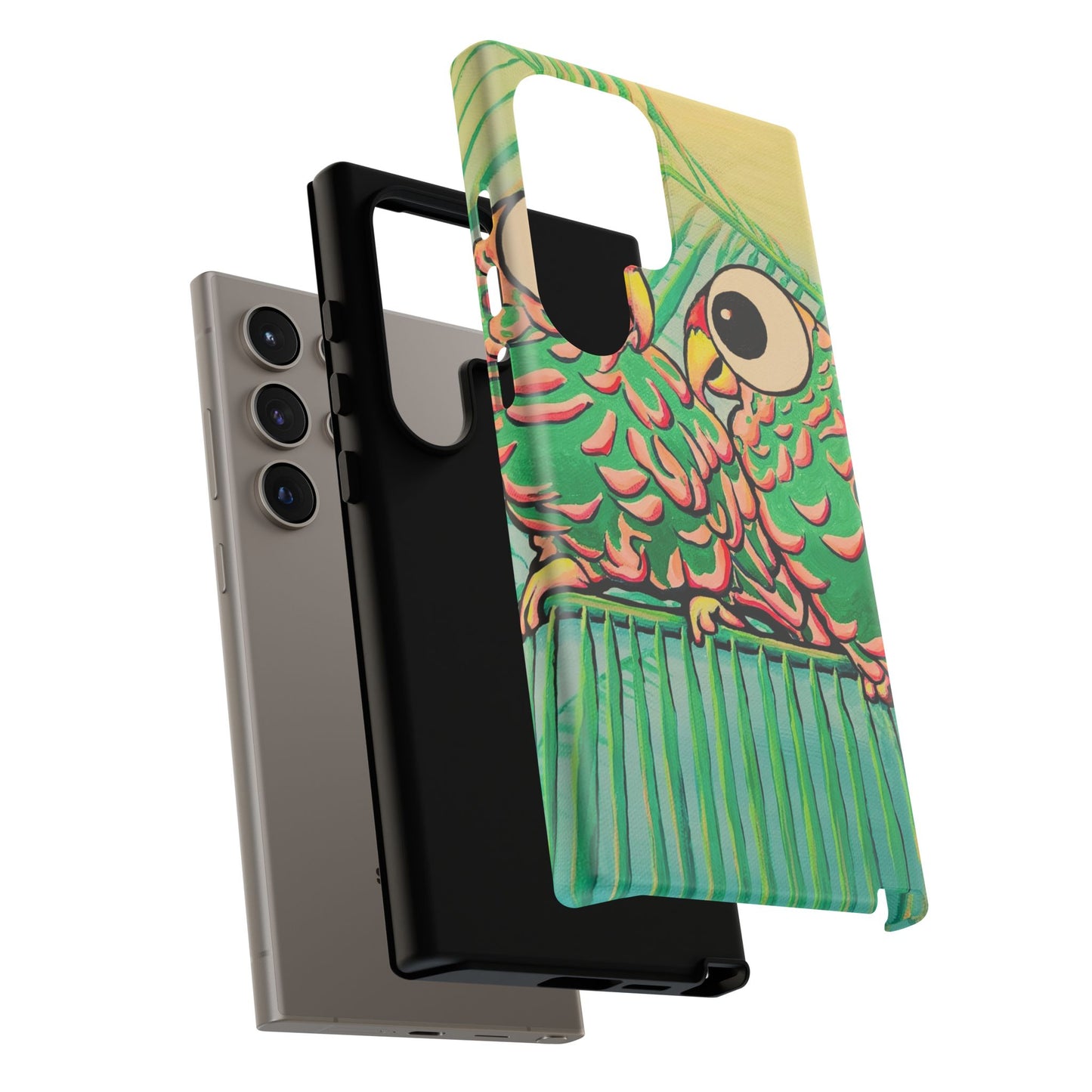 Chatty Cyclops Parrots Tough Phone Case