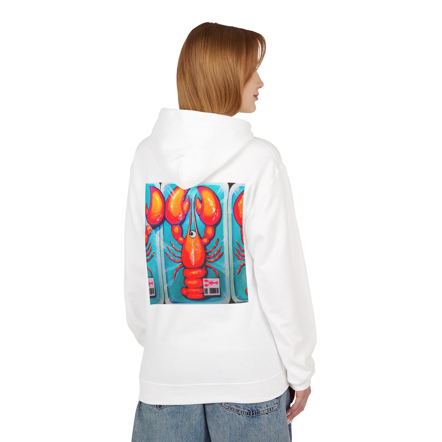 Unisex Fresh Neon Lobster Soft Hoodie