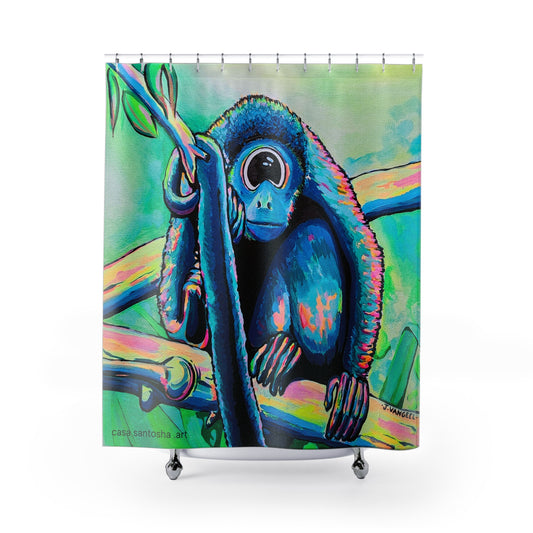 Cyclops Monkey Pop Art Shower Curtain