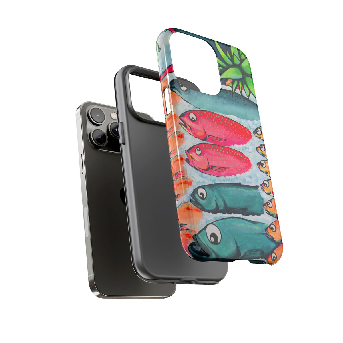 Neon Cabo Fish Market Tough Phone Case