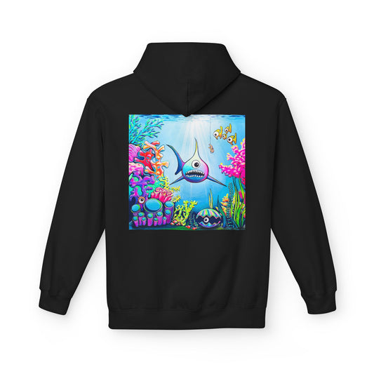 Unisex Cyclops Shark Soft Hoodie