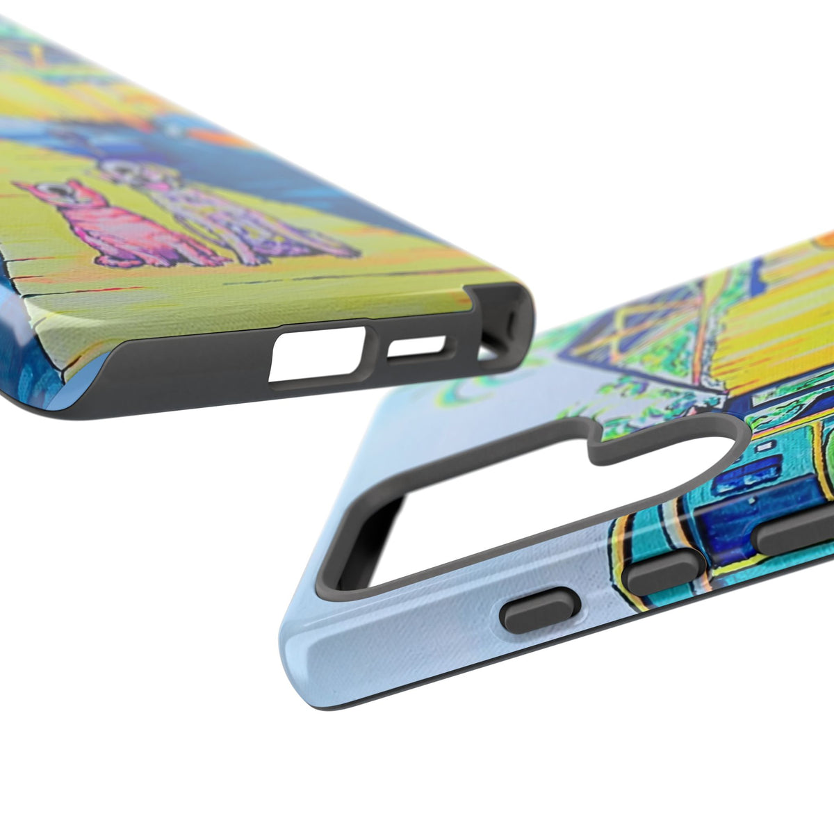 Cyclops Cat and Dog in Bocas Tough Phone Case