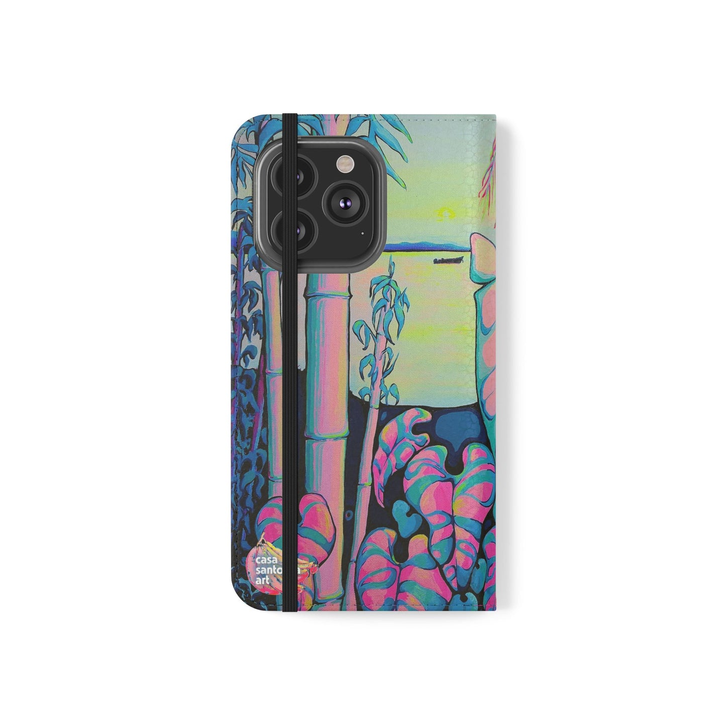 Serenity Bocas Flip Phone Case – Wallet Cover with Card Slots