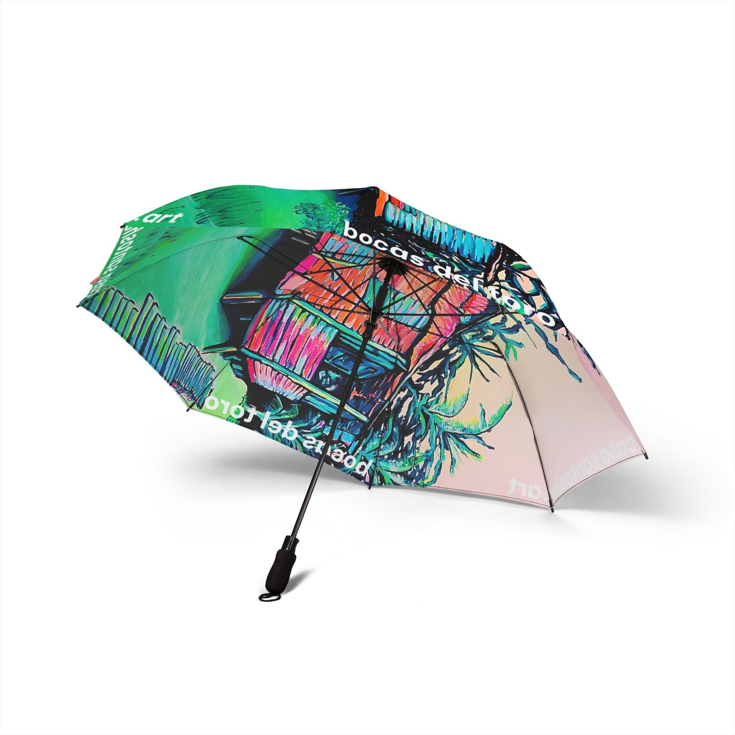 Luis Russell House Bocas Tropical Umbrella - Foldable & Stylish Rain Gear