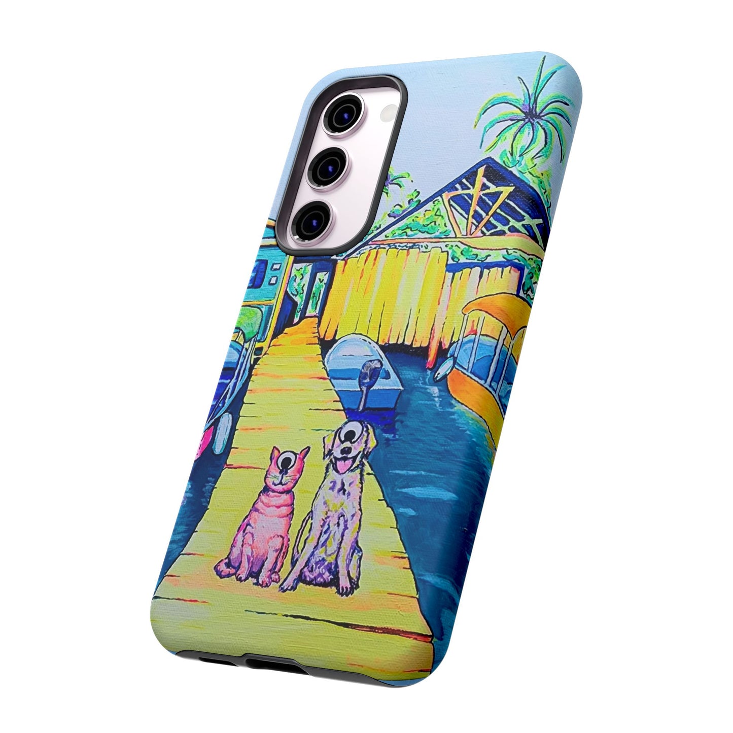 Cyclops Cat and Dog in Bocas Tough Phone Case
