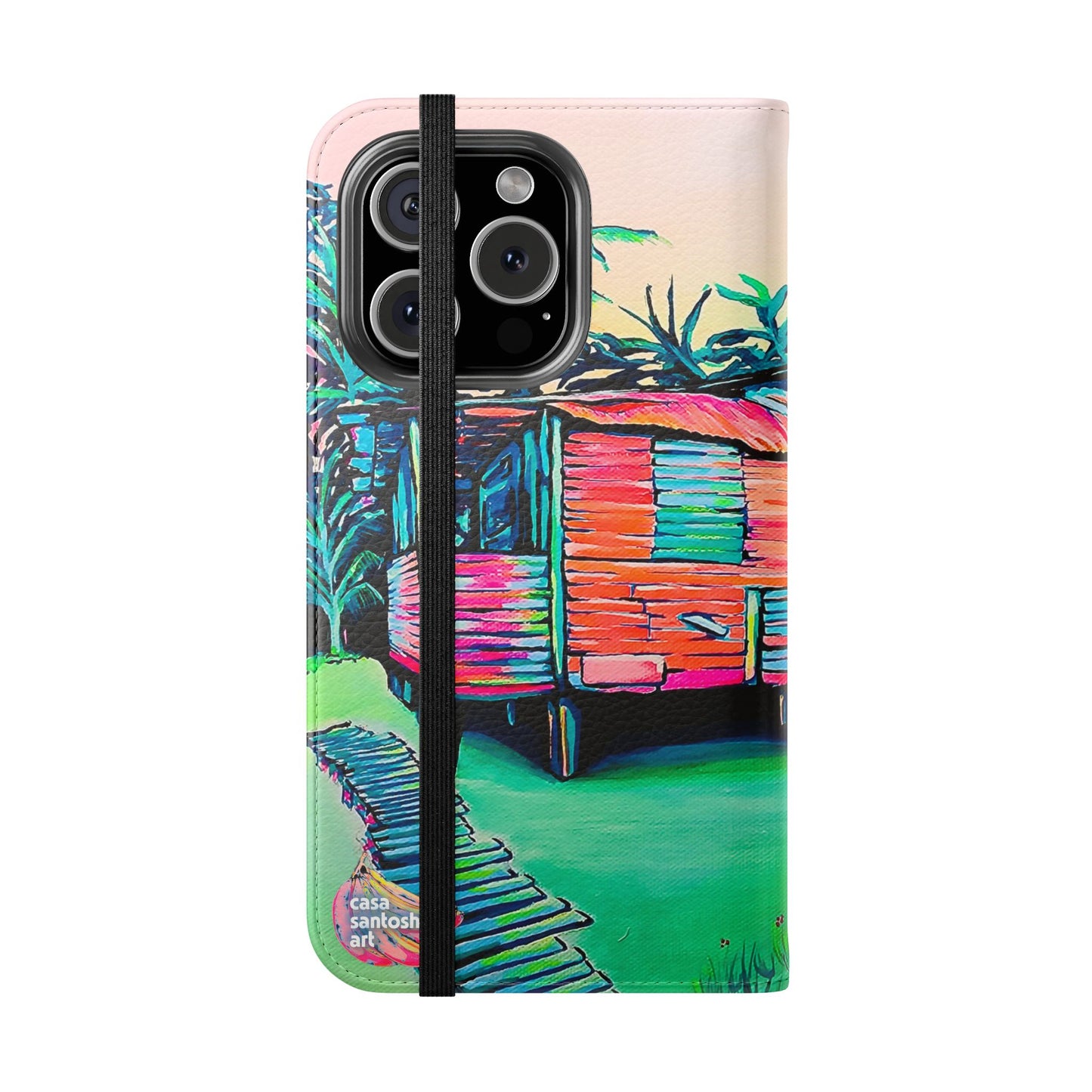 Luis Russell House Bocas Flip Phone Case – Wallet Cover with Card Slots