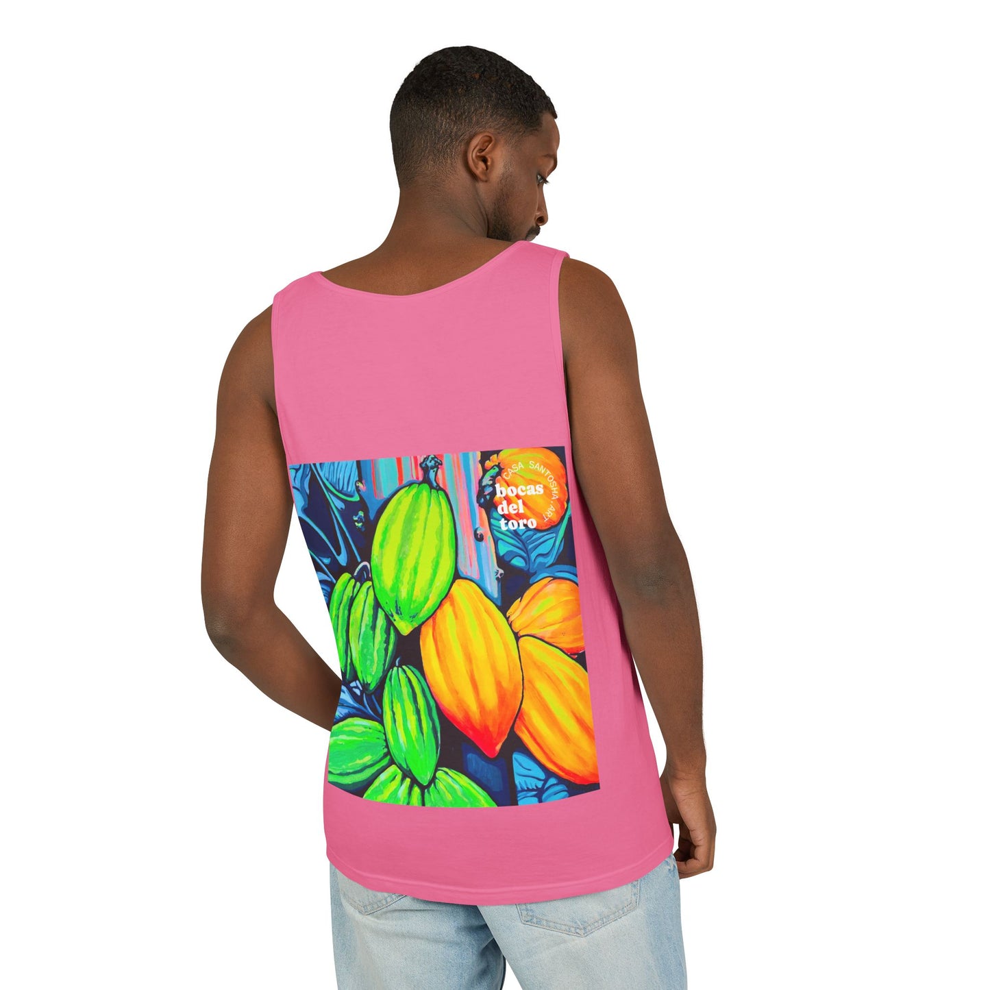 Unisex Neon Cacao Tank Top - Perfect for Summer Vibes