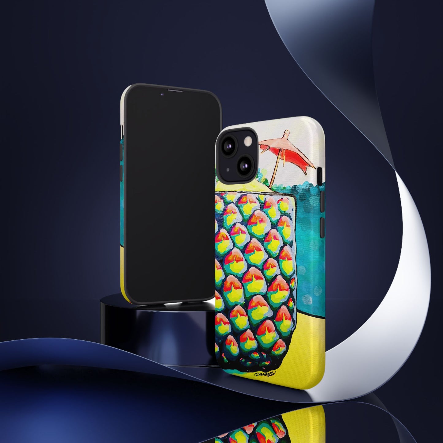 Neon Piña Colada Tough Phone Case