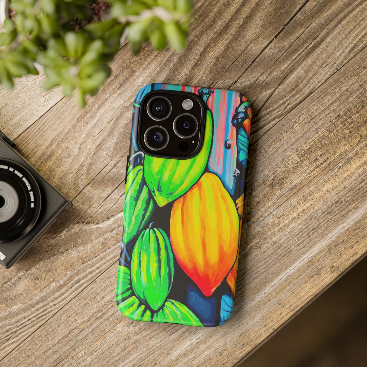 Coque de téléphone robuste Cacao Néon