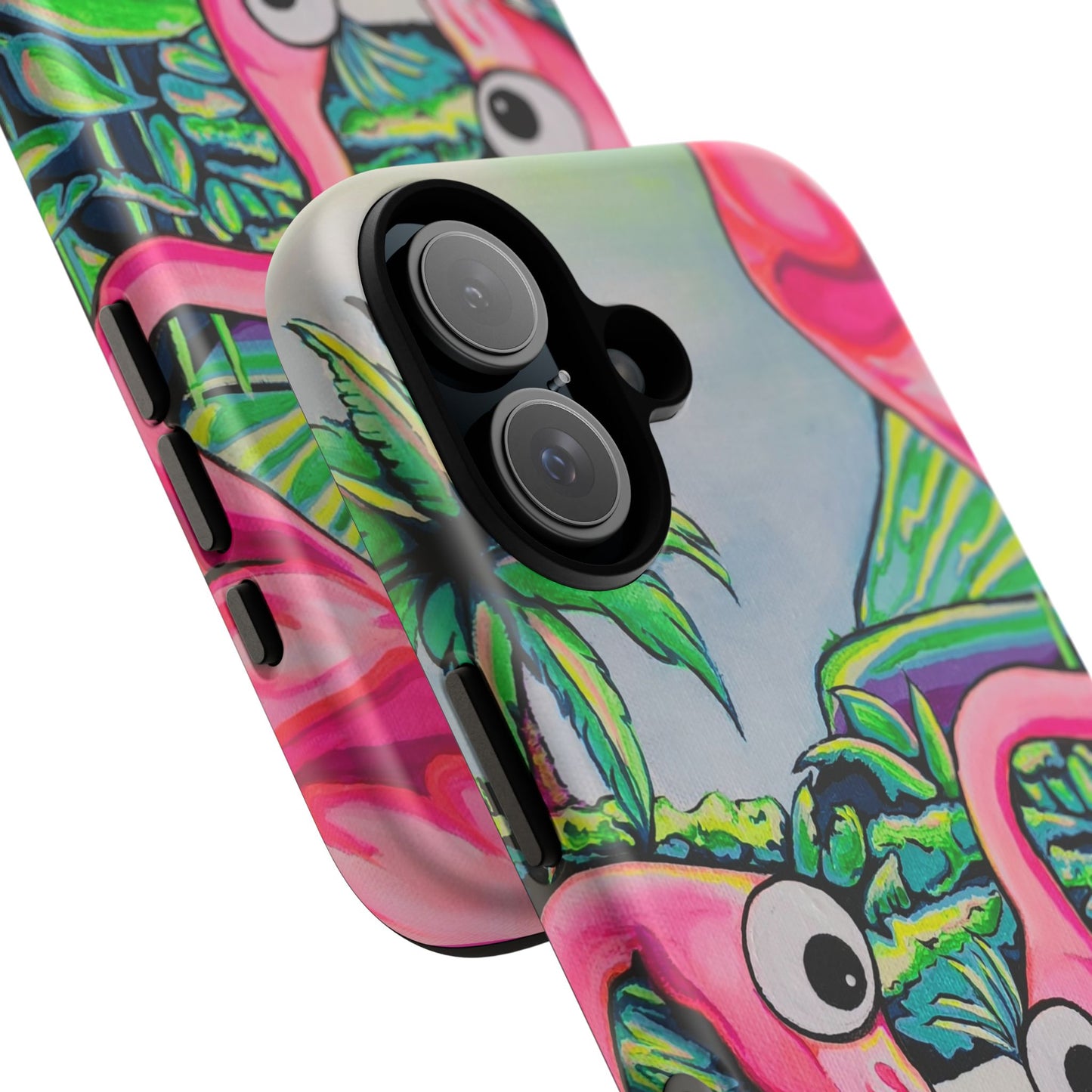Cyclops Flamingo Family Tough Phone Case