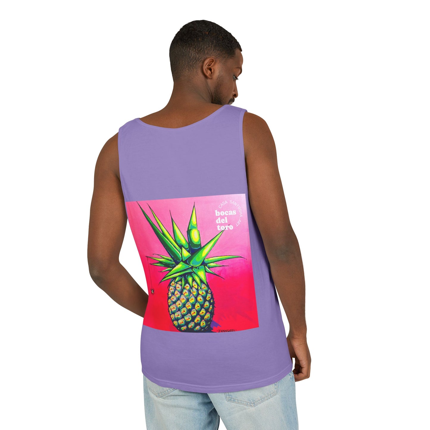 Unisex Neon Pineapple Tank Top - Perfect for Summer Vibes