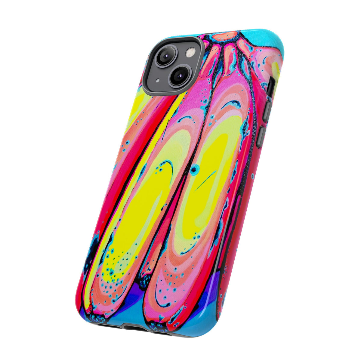 Neon Fat Bananas Tough Phone Case
