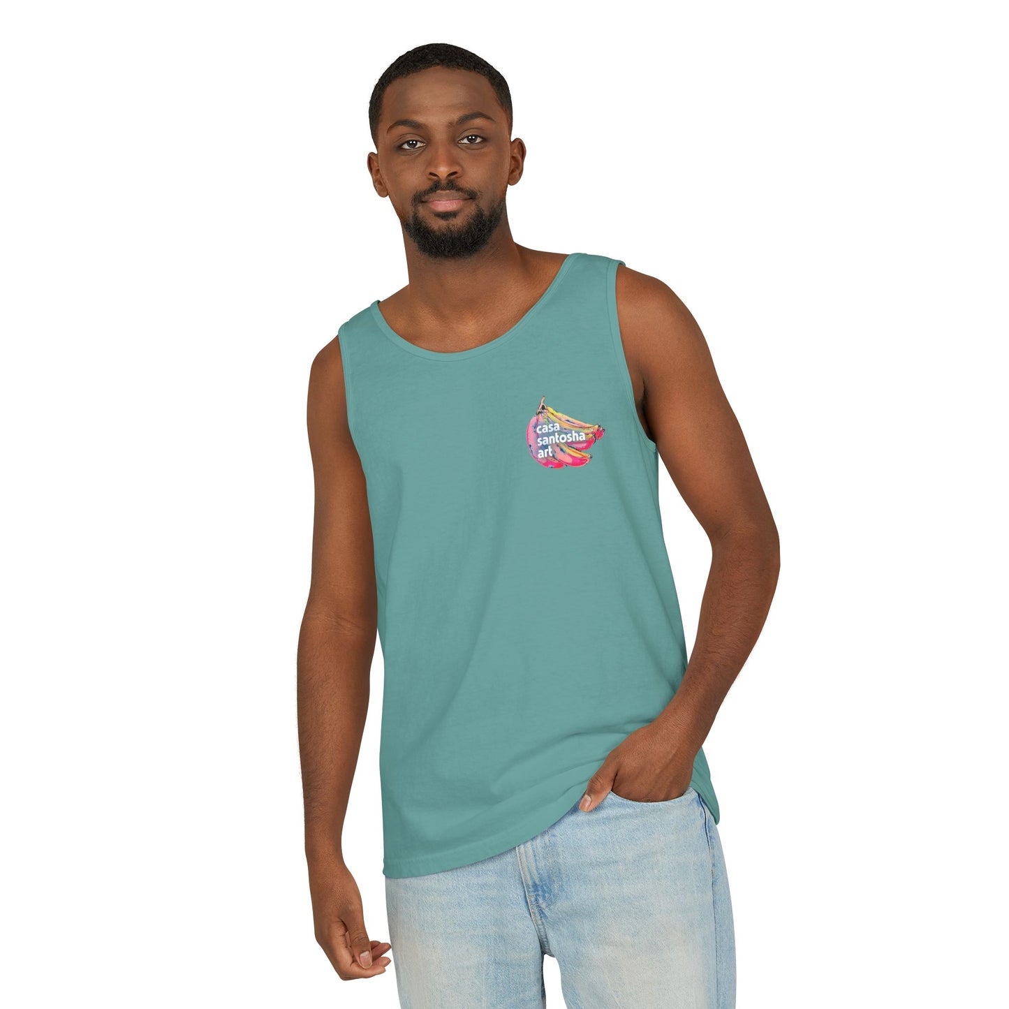 Unisex Cyclops Cat and Dog in Bocas Tank Top - Perfect for Summer Vibes
