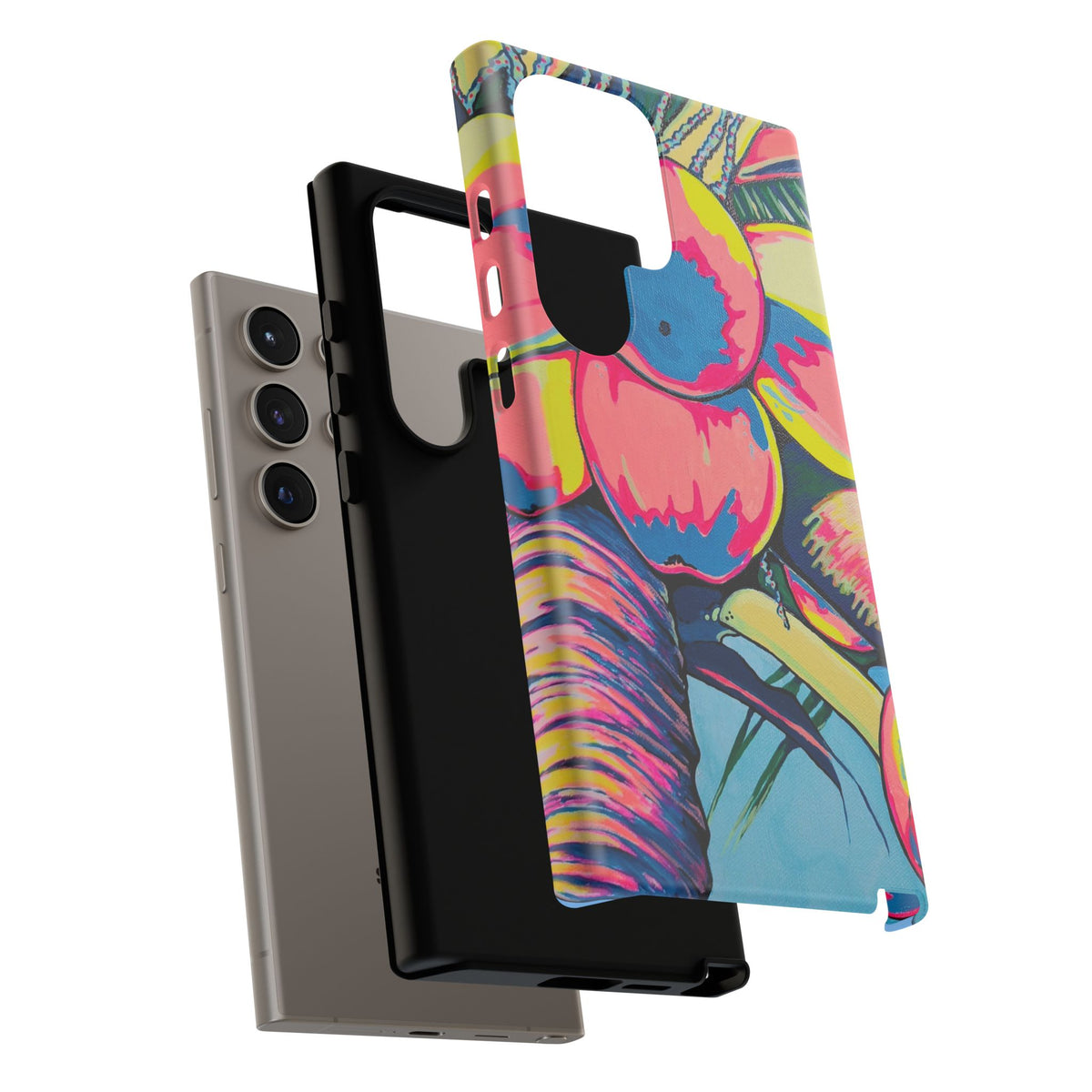 Neon Coconuts Tough Phone Case