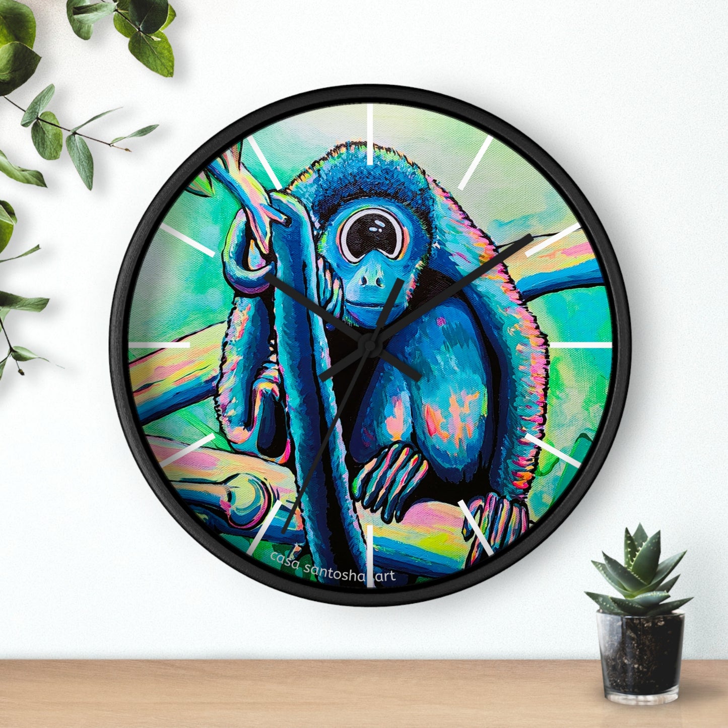 Cyclops Monkey Pop Art Wall Clock