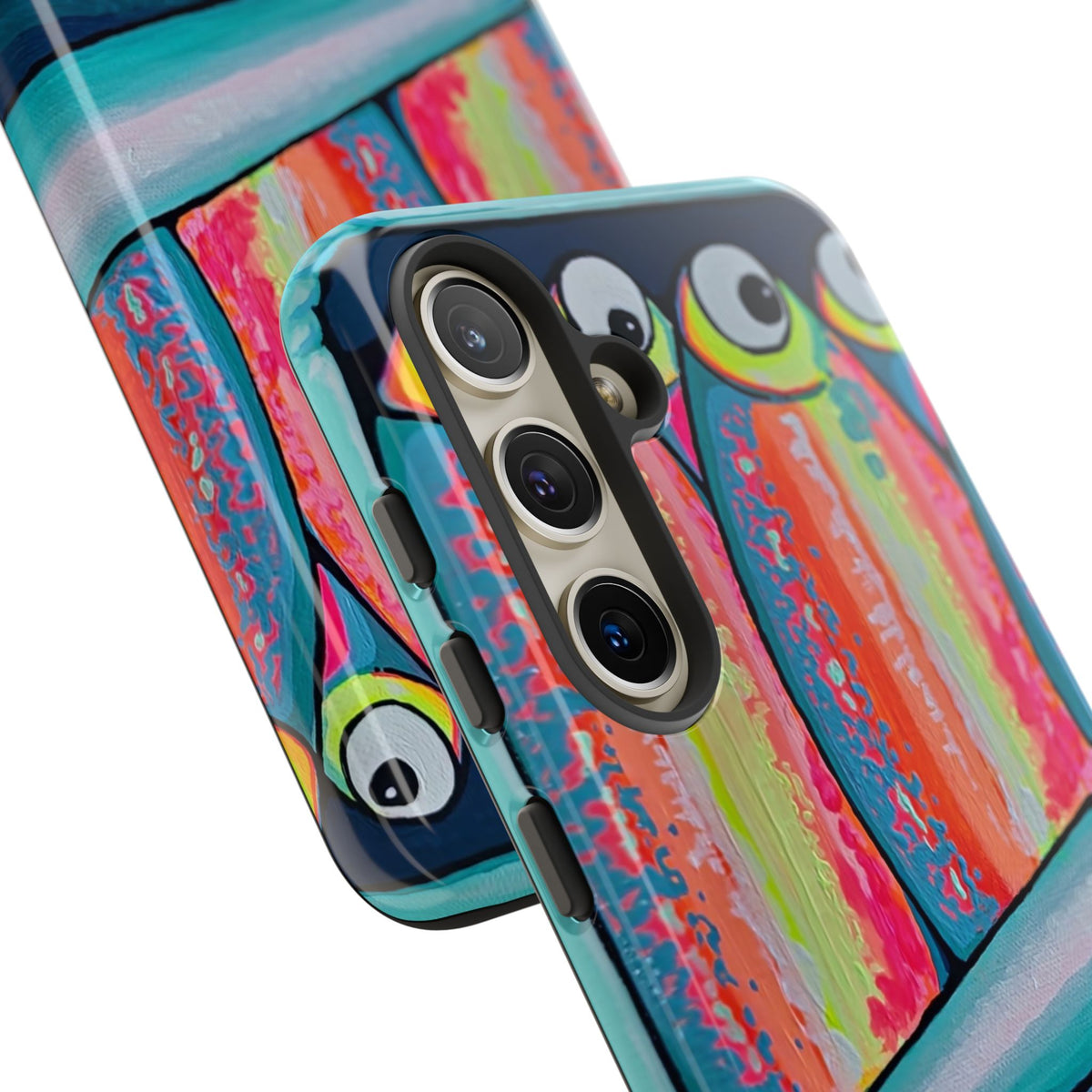 Neon Sardines Tough Phone Case