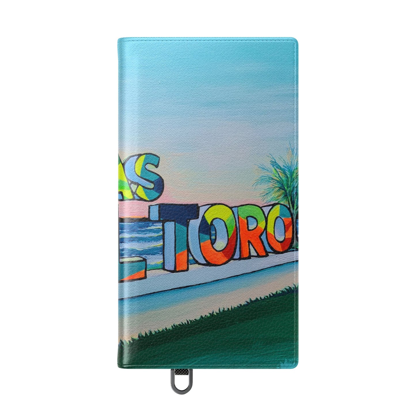 Bocas Del Toro Sign Flip Phone Case – Wallet Cover with Card Slots