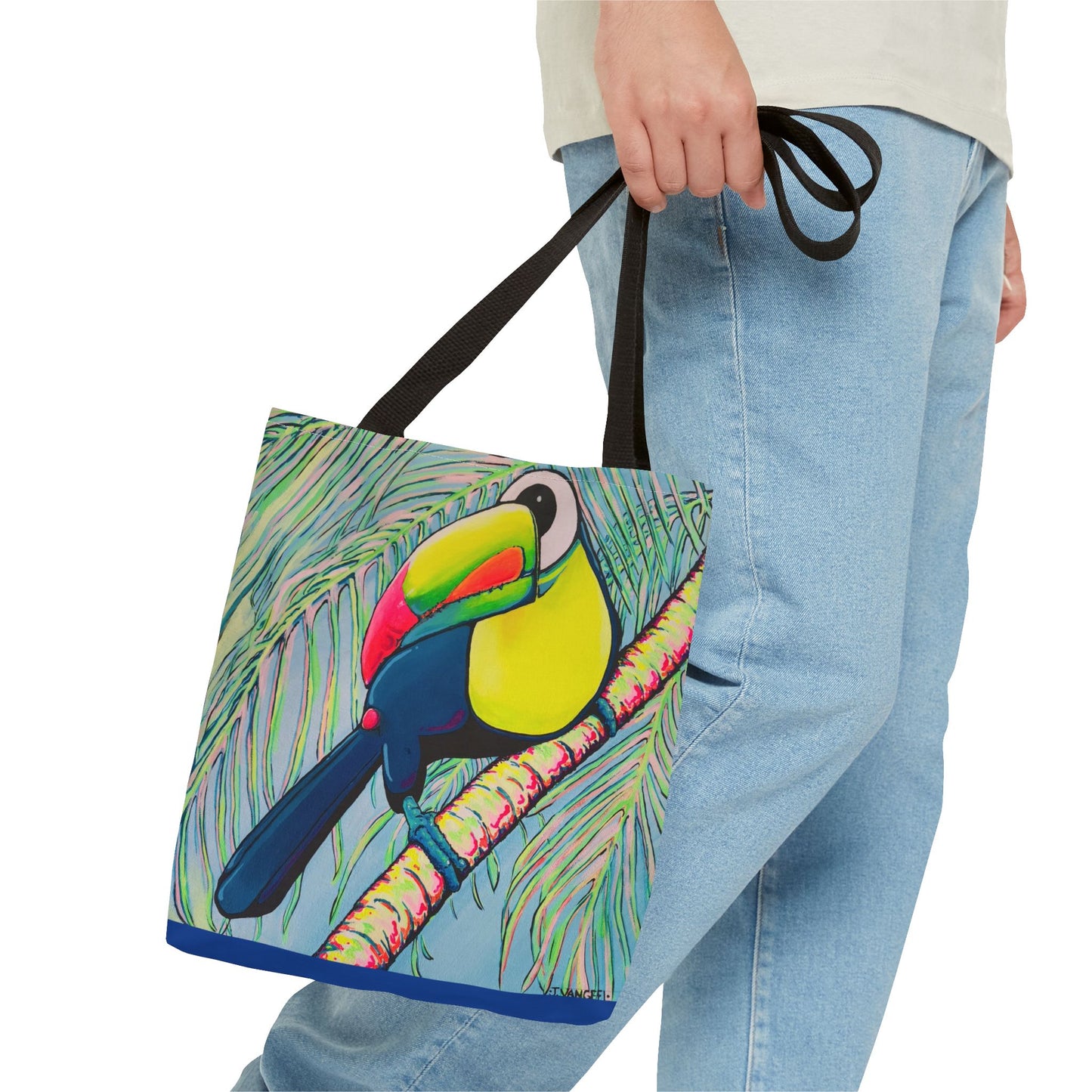 Premium Cyclops Toucan Tote Bag, Original Artist Design, Reusable Shopping Tote,  Eco-Friendly