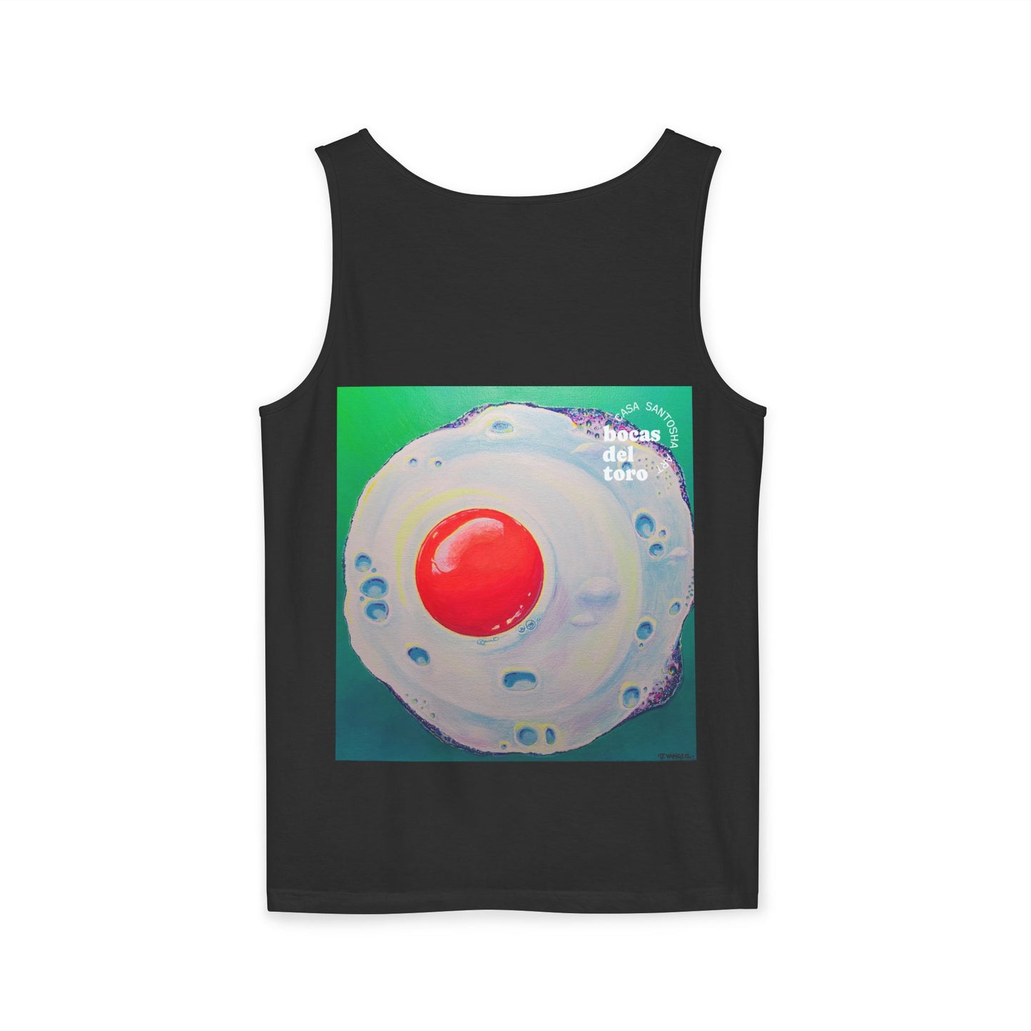 Unisex Neon Fried Egg Tank Top - Perfect for Summer Vibes