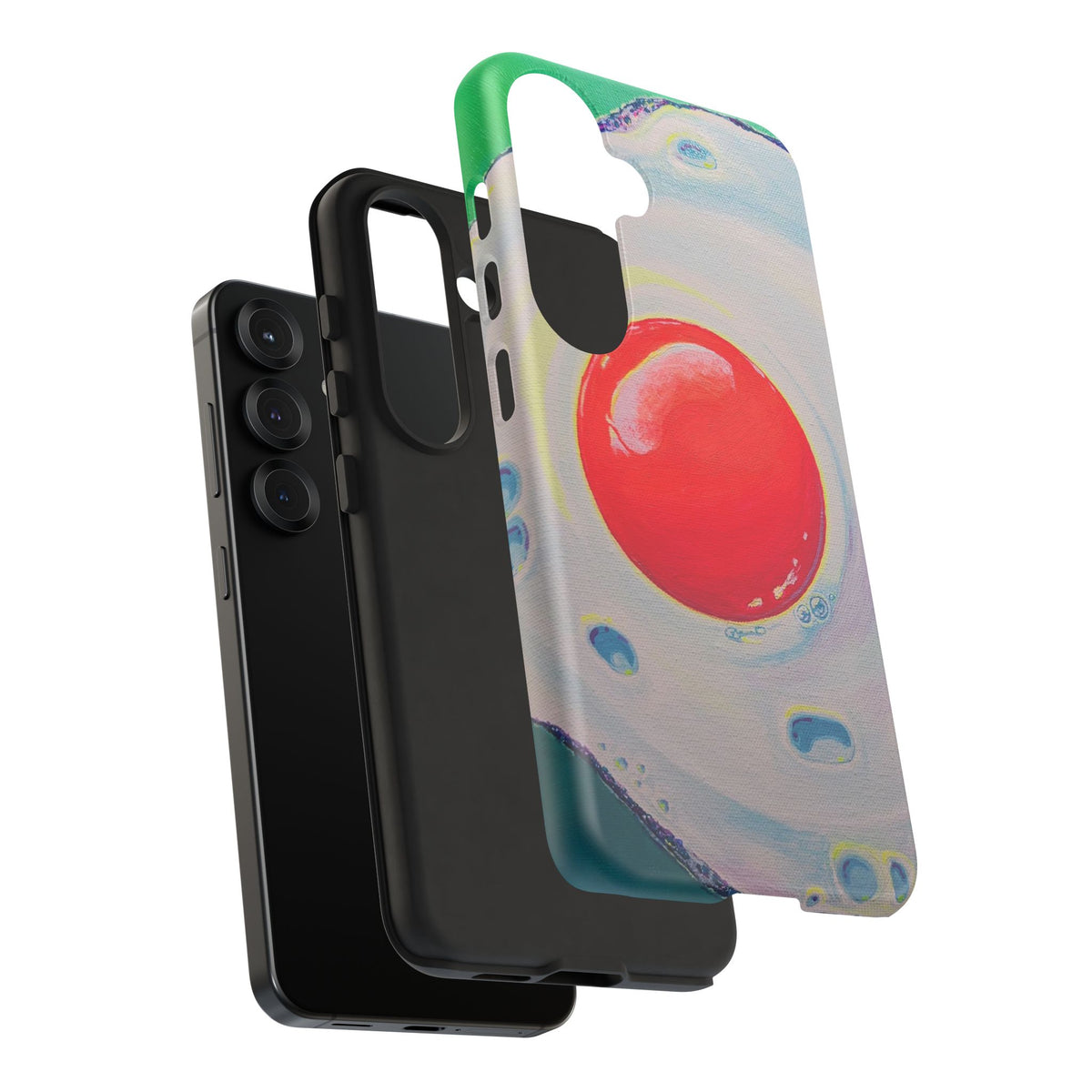 Neon Fried Egg Tough Phone Case