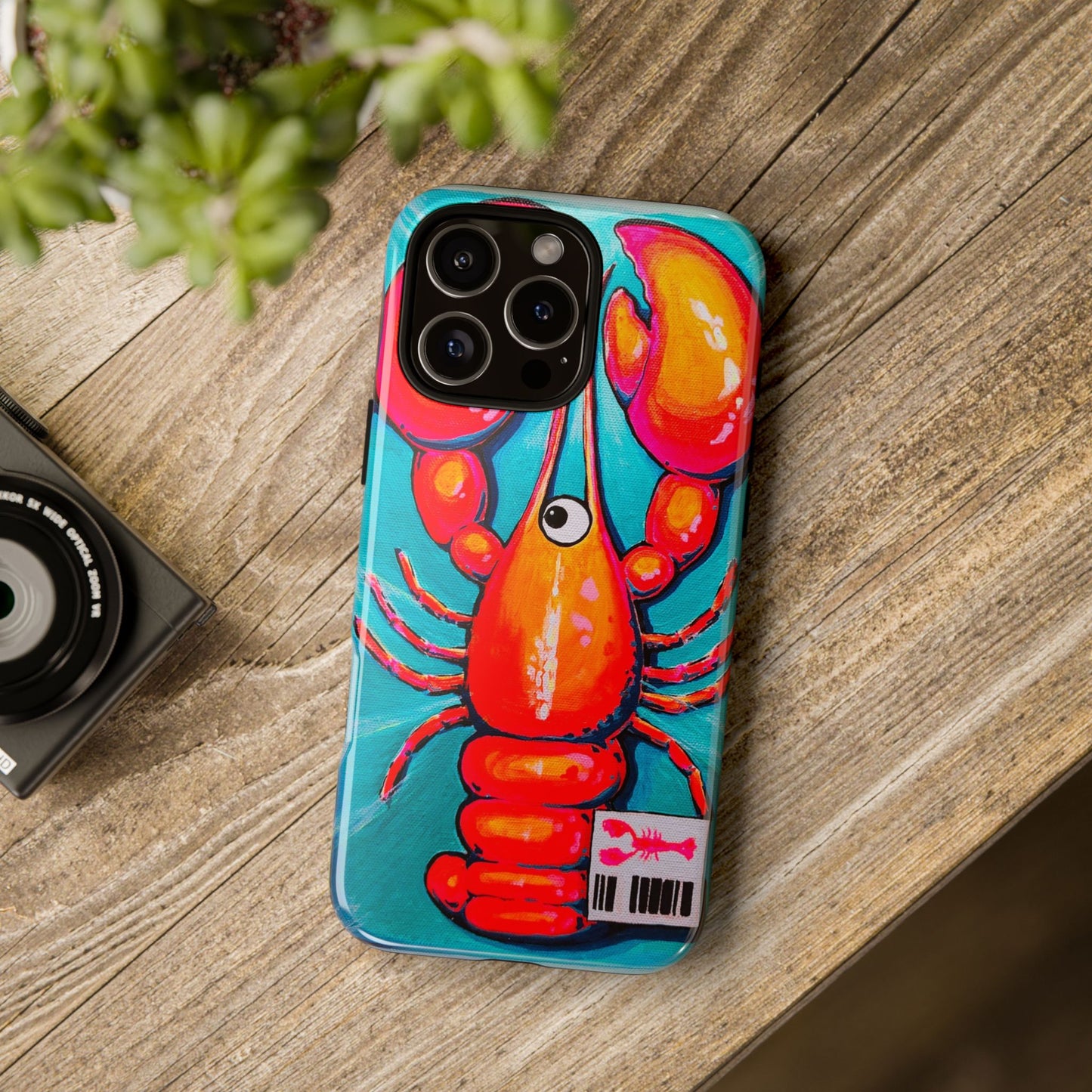 Neon Lobster Tough Phone Case