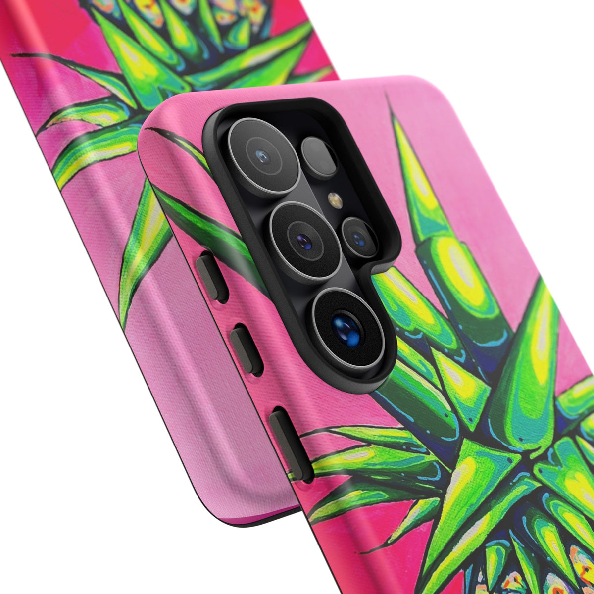 Neon Pineapple Tough Phone Case