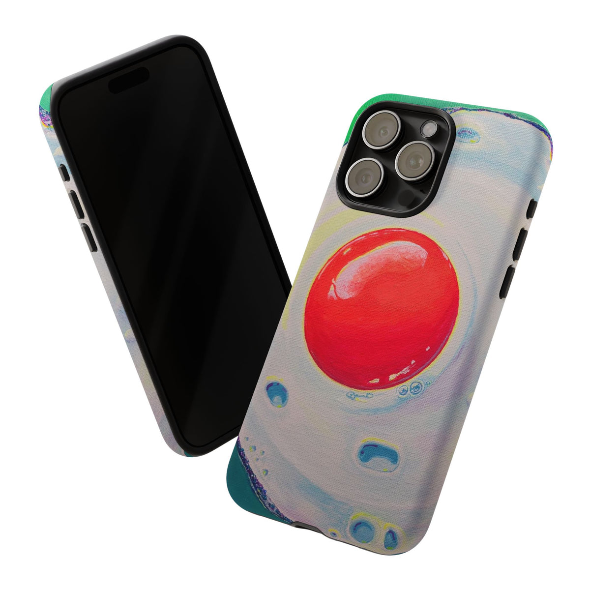 Neon Fried Egg Tough Phone Case