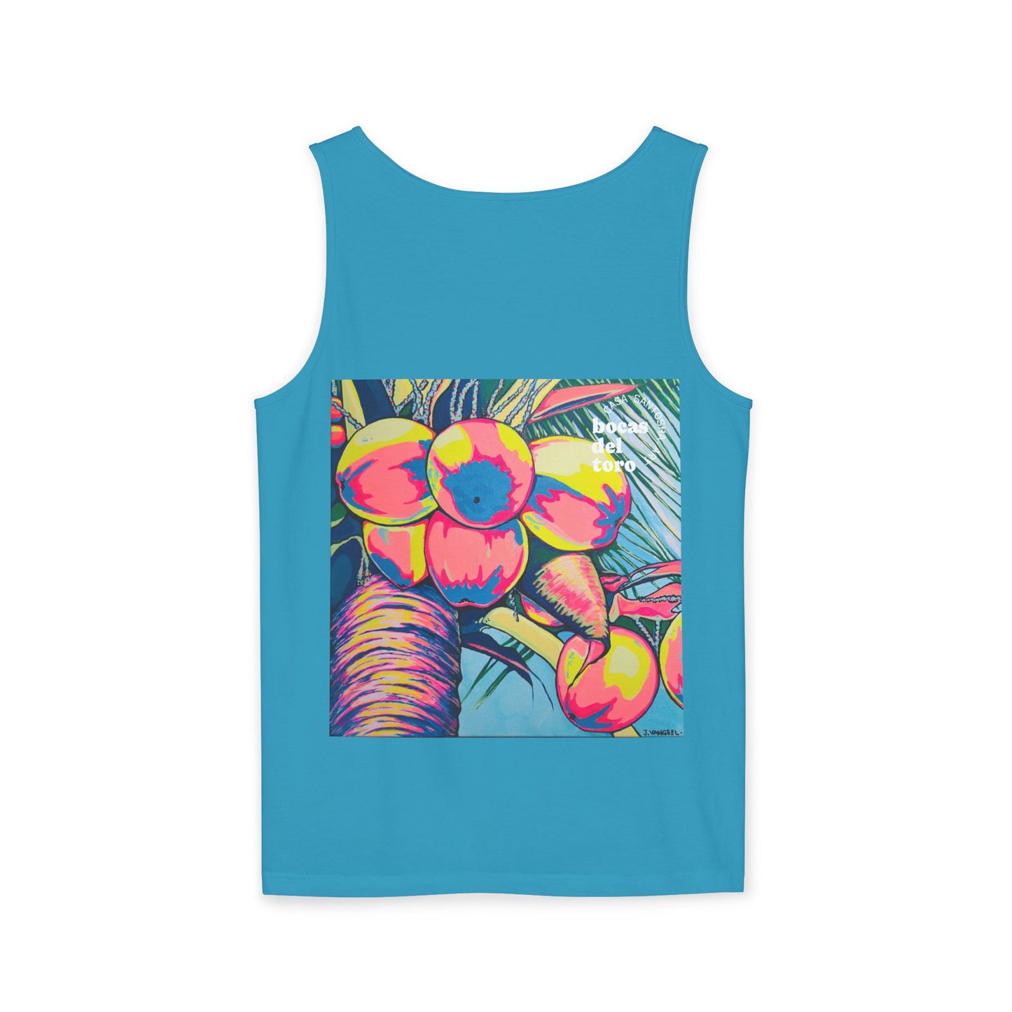 Unisex Neon Coconuts Tank Top - Perfect for Summer Vibes