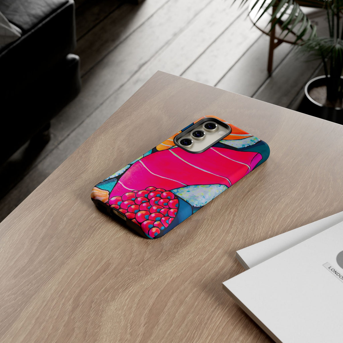 Coque de téléphone résistante Néon Sushi