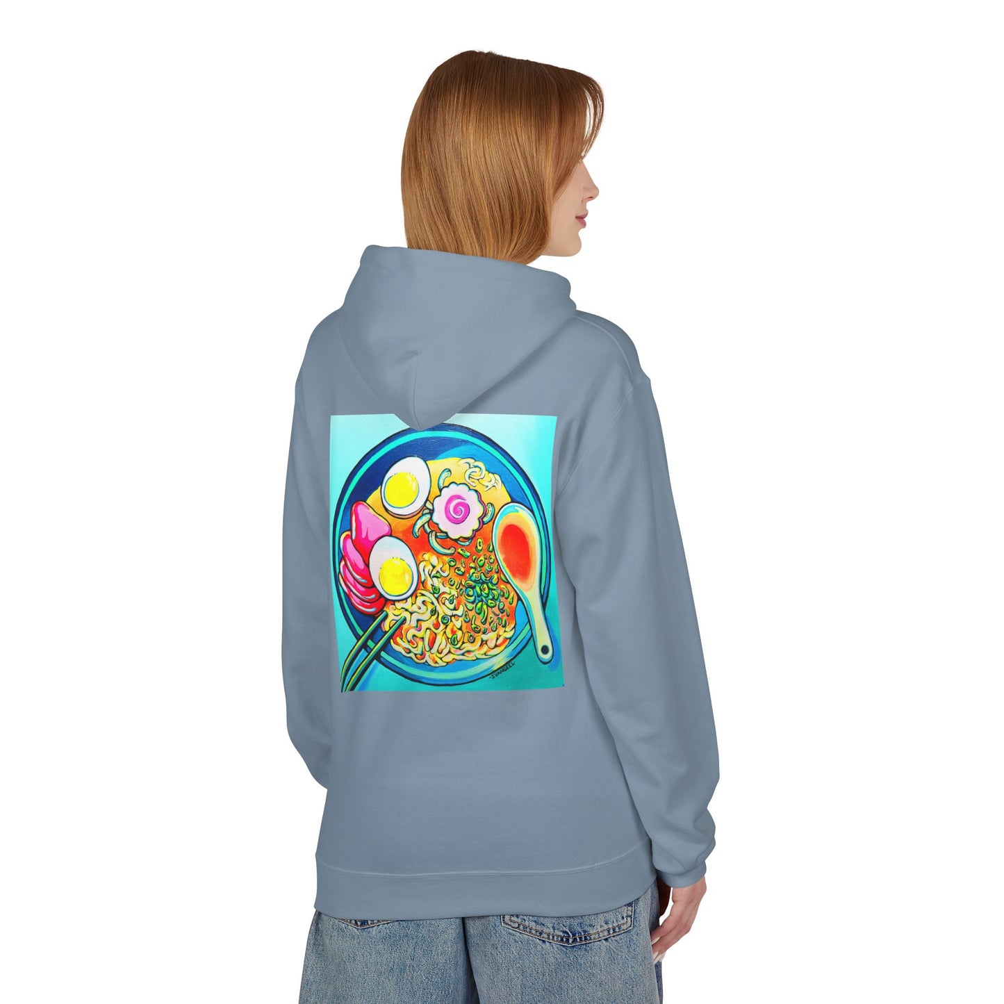 Unisex Neon Ramen Soft Hoodie