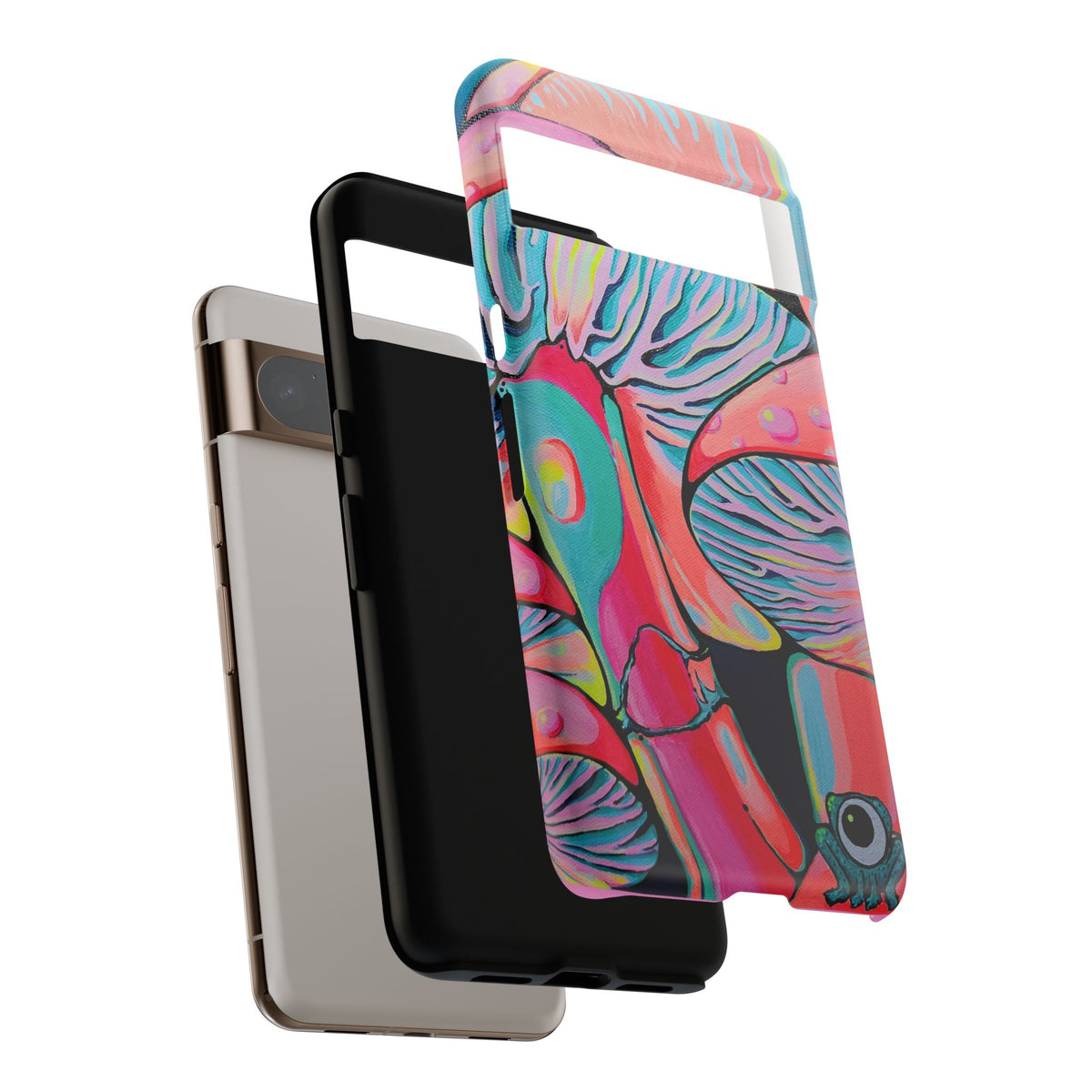 Coque de téléphone résistante Trippy Mushrooms